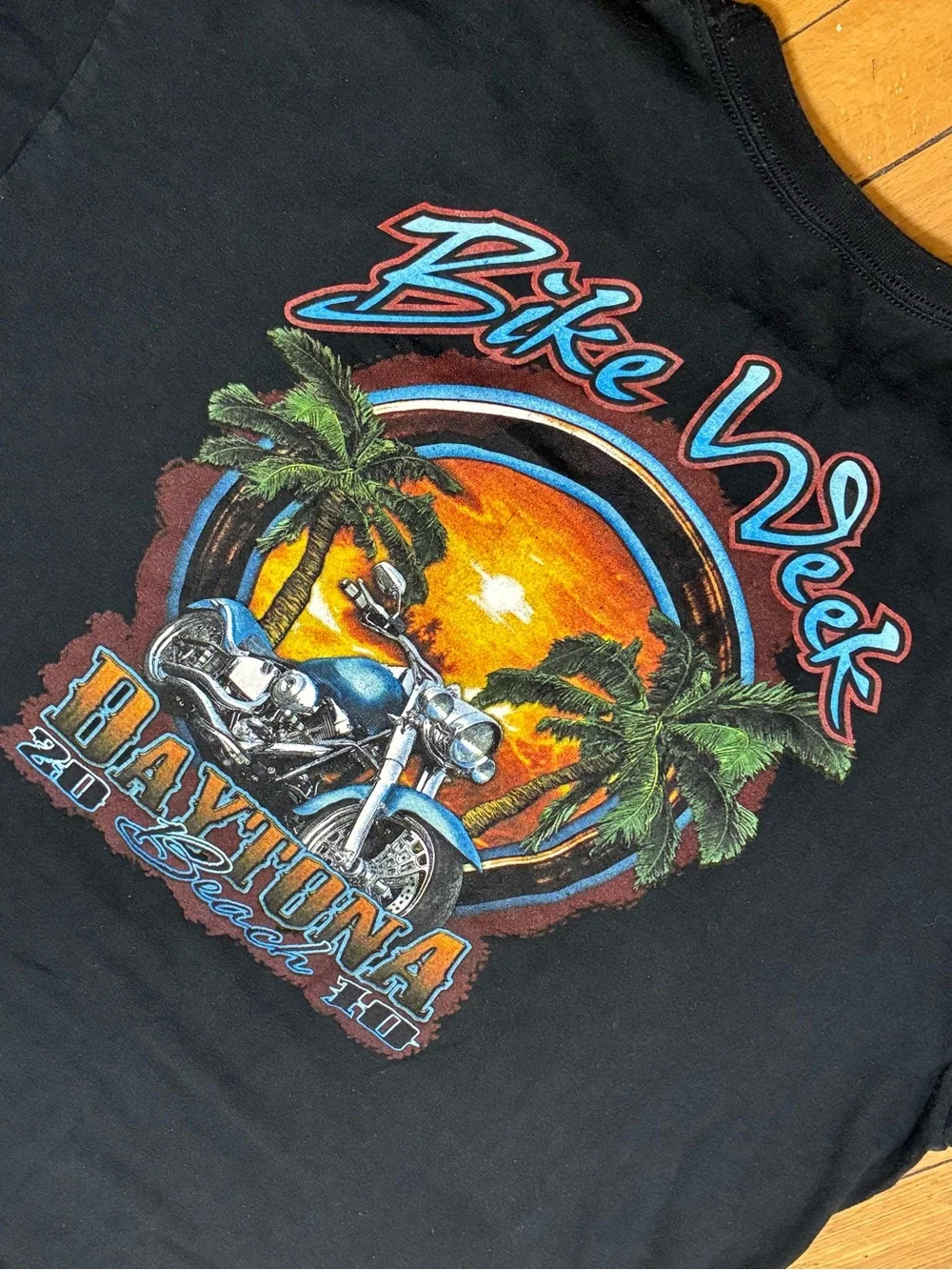 Rare 2010 Nike Bike Week Daytona Beach Graphic Tee